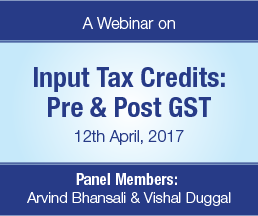 Input Tax Credits: Pre & Post GST